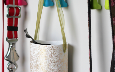 DIY Hanging Poop Bag Holder