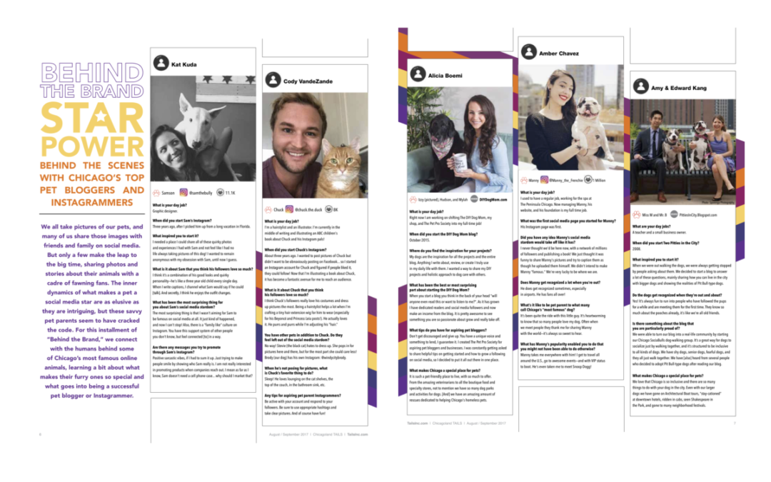 Tails Magazine: The People Behind Chicago’s Most Famous Pets